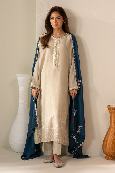Cross Stitch | Exclusive Pret | Pearl Blue-2PC (Shirt & Dupatta)