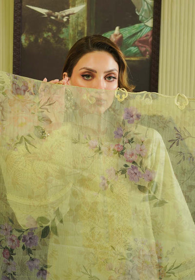Zarqash | Tresor Luxury Lawn 24 | ZQT 008 PRIMROSE -  Zarqash Luxury - Original Designer Dress - House of Maryam