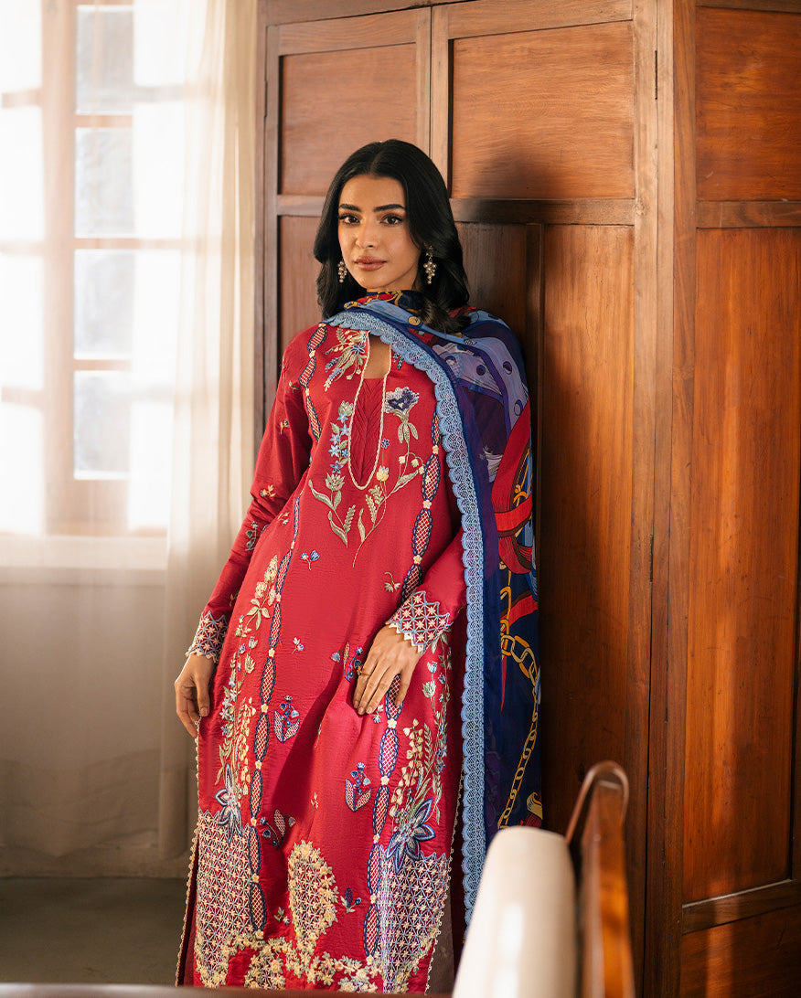 Roheenaz | Aashiyana Lawn | Ushna -  Roheenaz Ladies Clothes - Original Designer Dress - House of Maryam