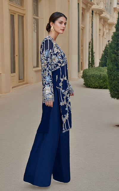 Threads and Motifs | Formal Dresses 25 | Chiffon Embroidered Shirt -  Threads and Motifs Ladies Clothes - Original Designer Dress - House of Maryam