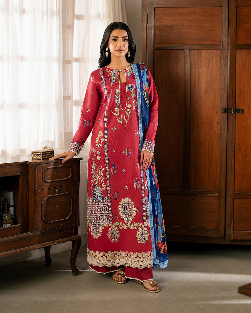 Roheenaz | Aashiyana Lawn | Ushna -  Roheenaz Ladies Clothes - Original Designer Dress - House of Maryam