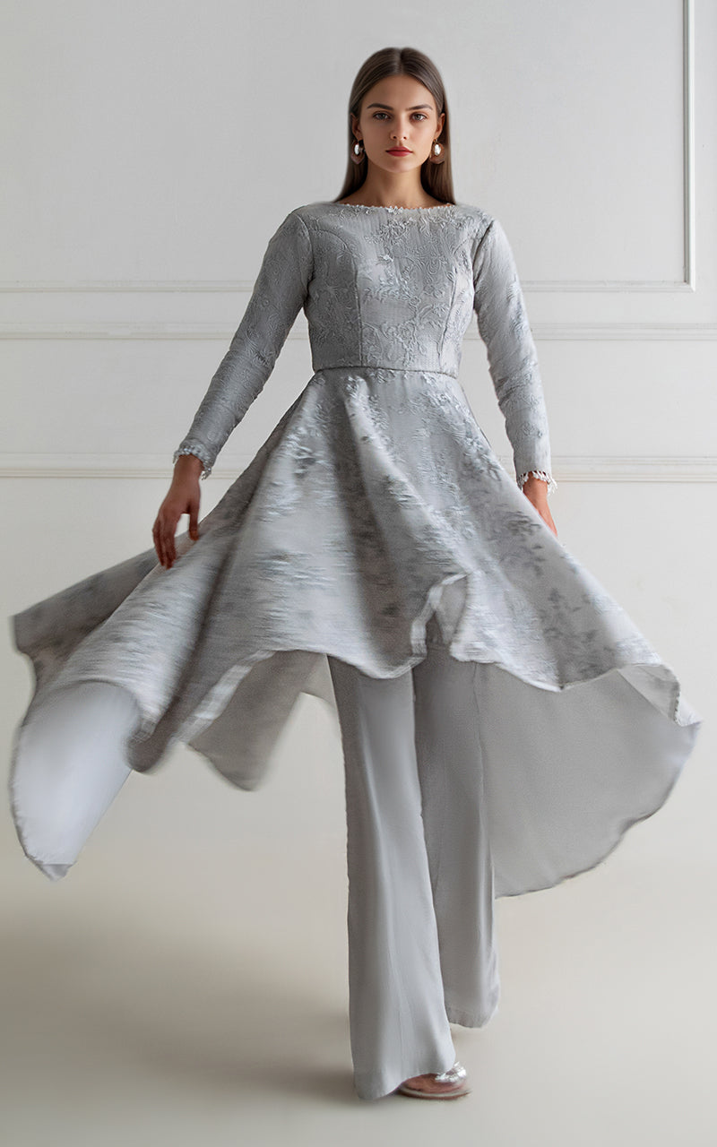Threads and Motifs | Formal Dresses 25 | Organza Embroidered Dress, image 3