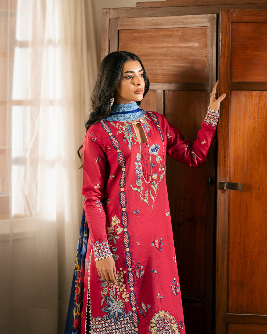Roheenaz | Aashiyana Lawn | Ushna -  Roheenaz Ladies Clothes - Original Designer Dress - House of Maryam