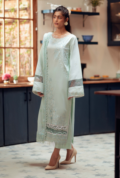 Humdum | Lala Rukh Lawn | Lalarukh - D04 -  Humdum Ladies Clothes - Original Designer Dress - House of Maryam