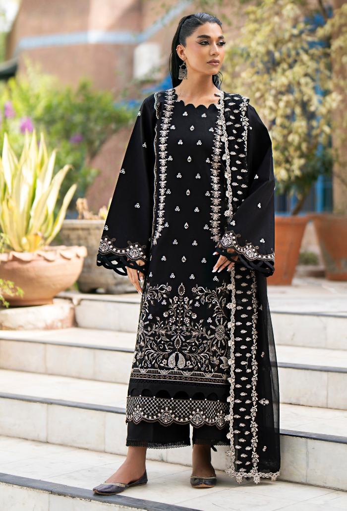 Humdum | Selin Lawn 25 | Selin - D05 -  Humdum Ladies Clothes -  House of Maryam