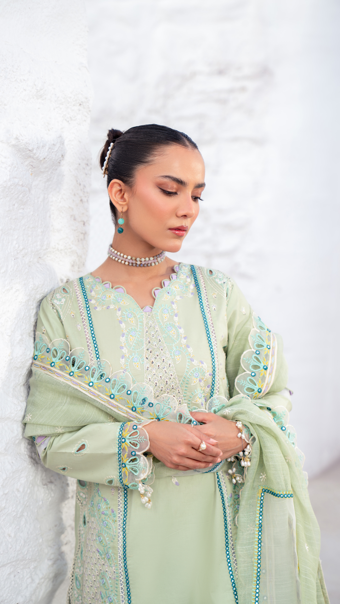 Zebtan | ZA-05 | Anaya Lawn -  Zebtan Luxury Lawn - Original Designer Dress - House of Maryam
