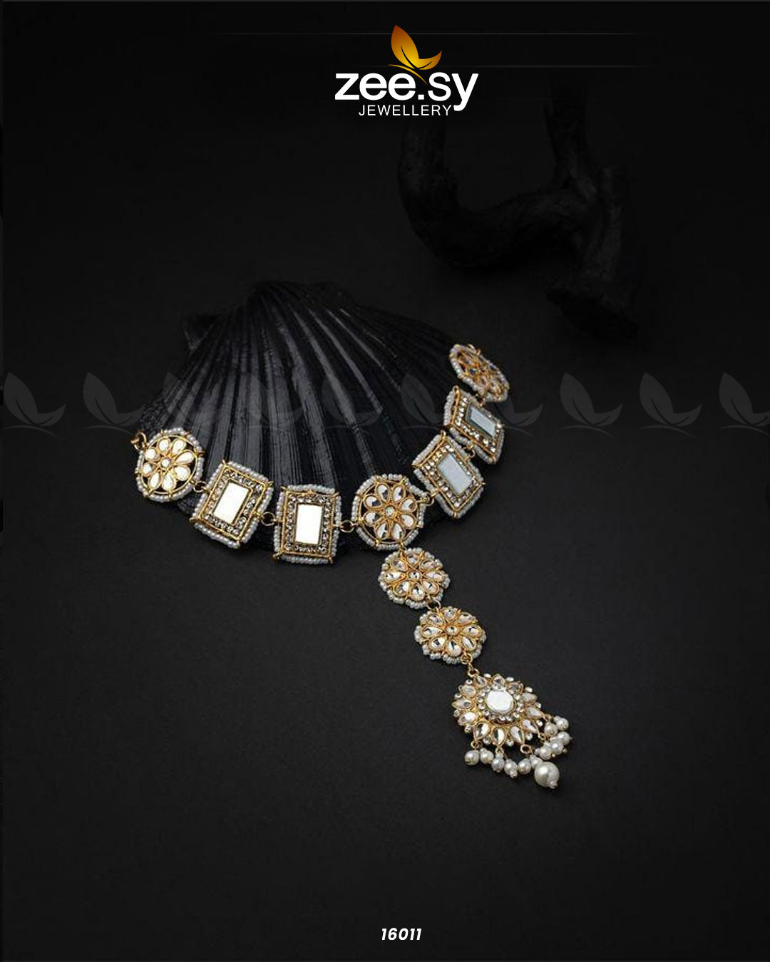 Entice Matha Patti -  Zeesy MATHA PATI - Original Designer Dress - House of Maryam