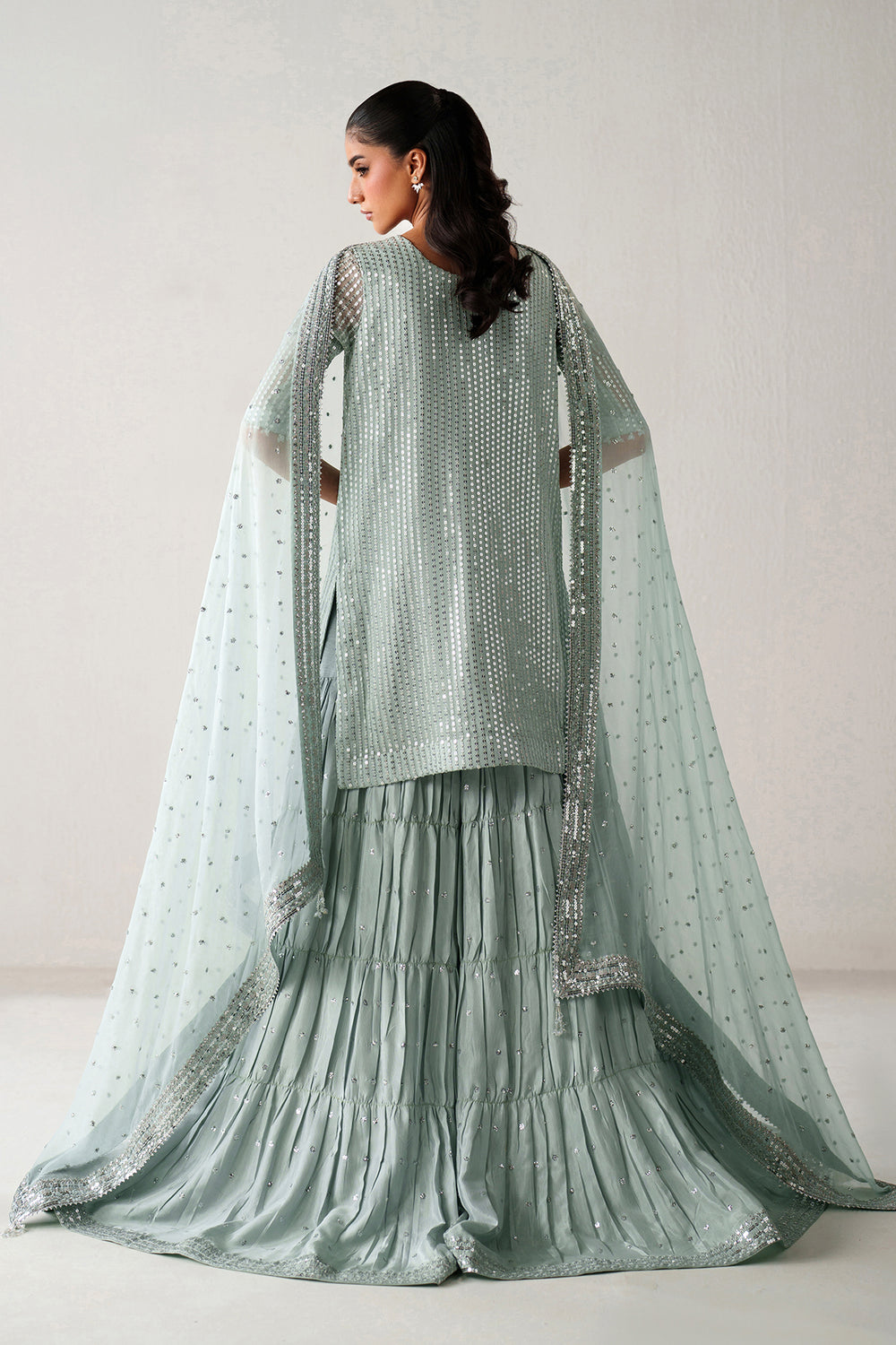 Baroque | Formals Collection | EMBROIDERED CHIFFON UF-4389-2