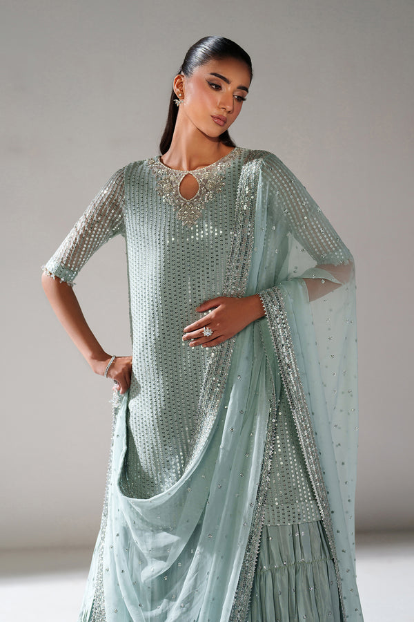 Baroque | Formals Collection | EMBROIDERED CHIFFON UF-4389, image 3