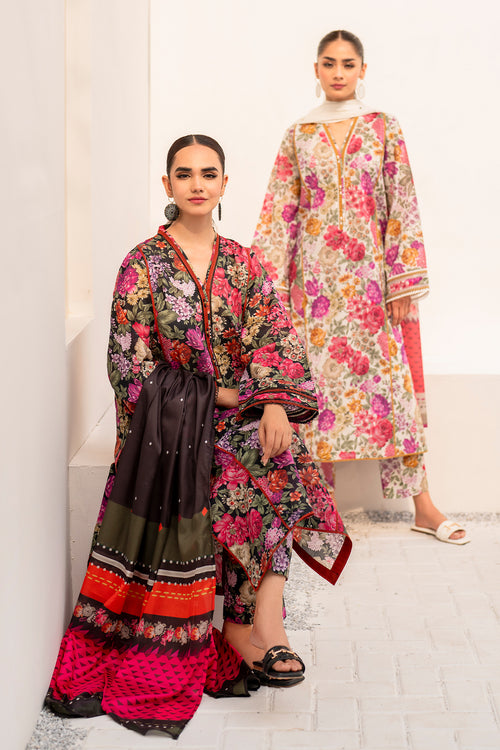 Baroque | Luxury Pret 24 | LAWN UF-667 -  Baroque Luxury - Original Designer Dress - House of Maryam