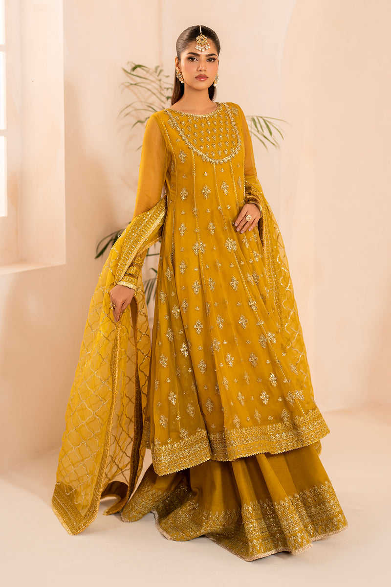Baroque | Formal Collection | CHIFFON UF-716 -  Baroque Ladies Clothes - Original Designer Dress - House of Maryam