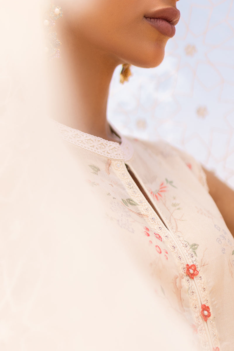 Cross Stitch | Eid Lawn 24 | IVORY GLOW -  Cross Stitch Luxury - Original Designer Dress - House of Maryam