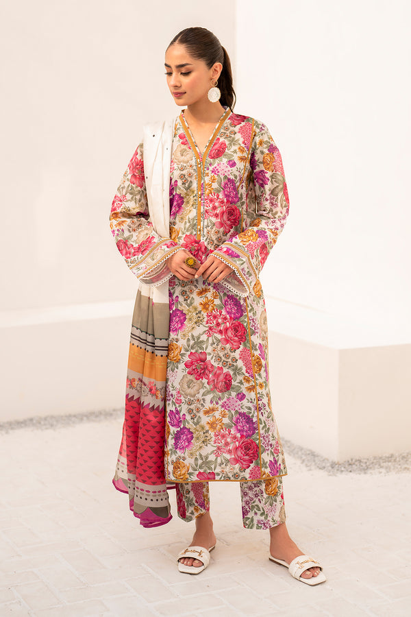 Baroque | Luxury Pret 24 | LAWN UF-667 -  Baroque Luxury - Original Designer Dress - House of Maryam