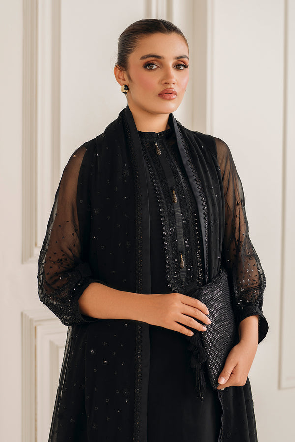 Baroque | Luxury Pret 25 | EMBROIDERED CHIFFON PR-1134, image 4