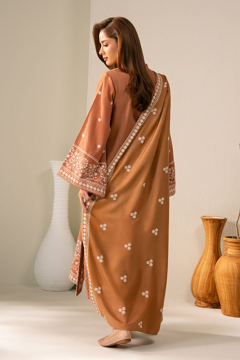 Cross Stitch | Exclusive Pret | Peach Caramel-2PC (Shirt & Dupatta)-7