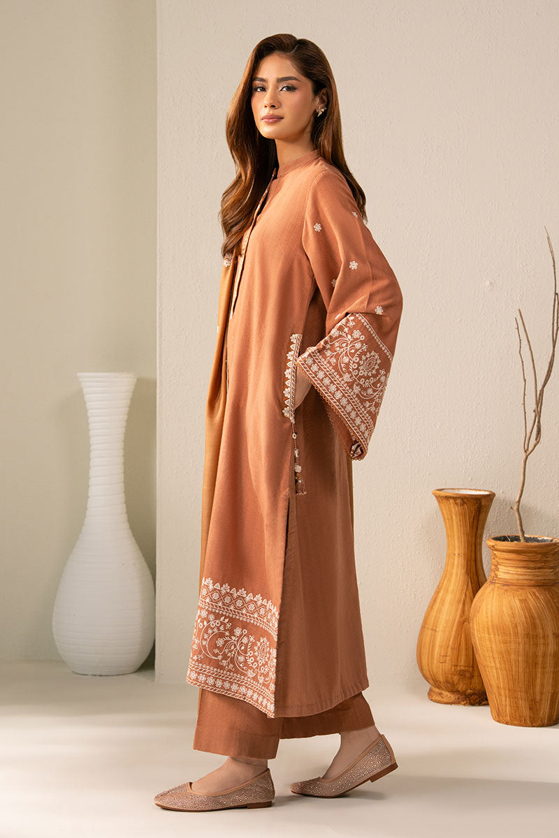 Cross Stitch | Exclusive Pret | Peach Caramel-2PC (Shirt & Dupatta), image 6