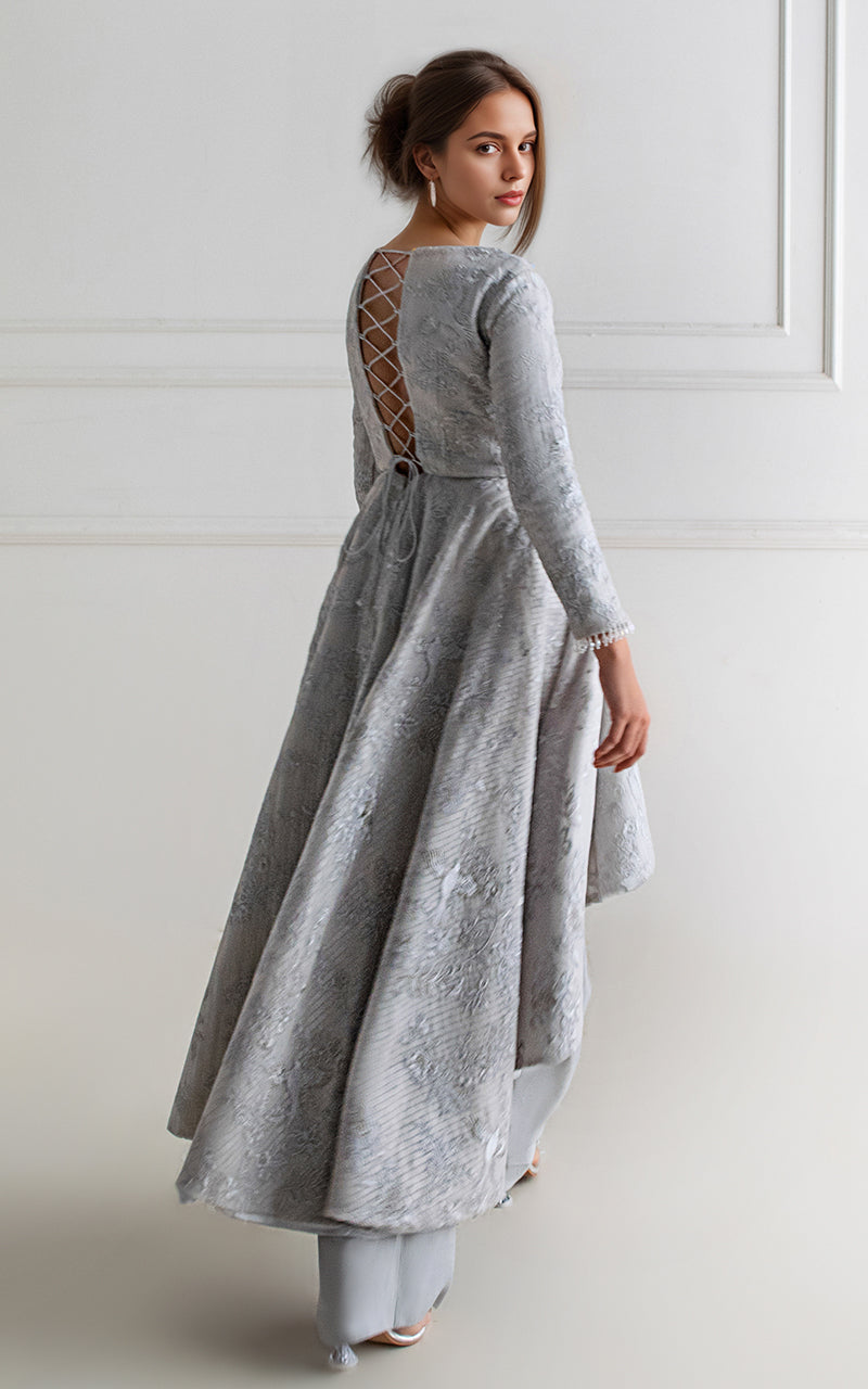 Threads and Motifs | Formal Dresses 25 | Organza Embroidered Dress-2