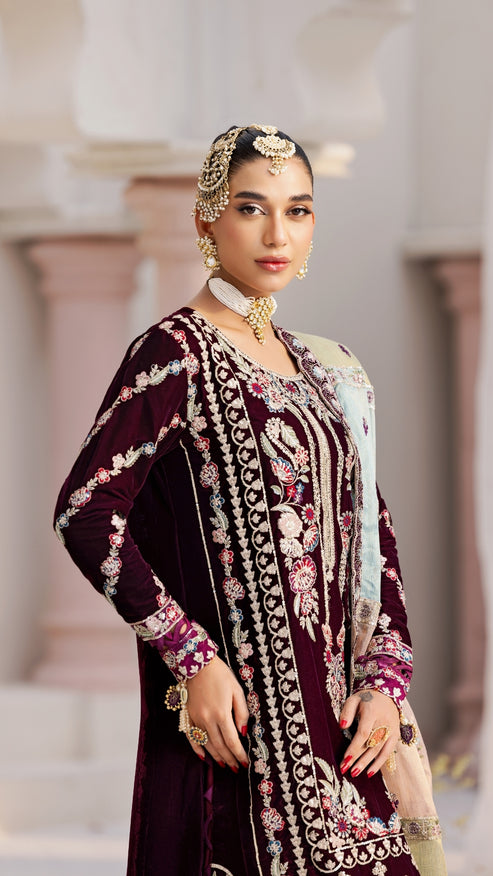 Zebtan | Andaz e Makhmal | ZAM-04 -  Zebtan Ladies Clothes - Original Designer Dress - House of Maryam