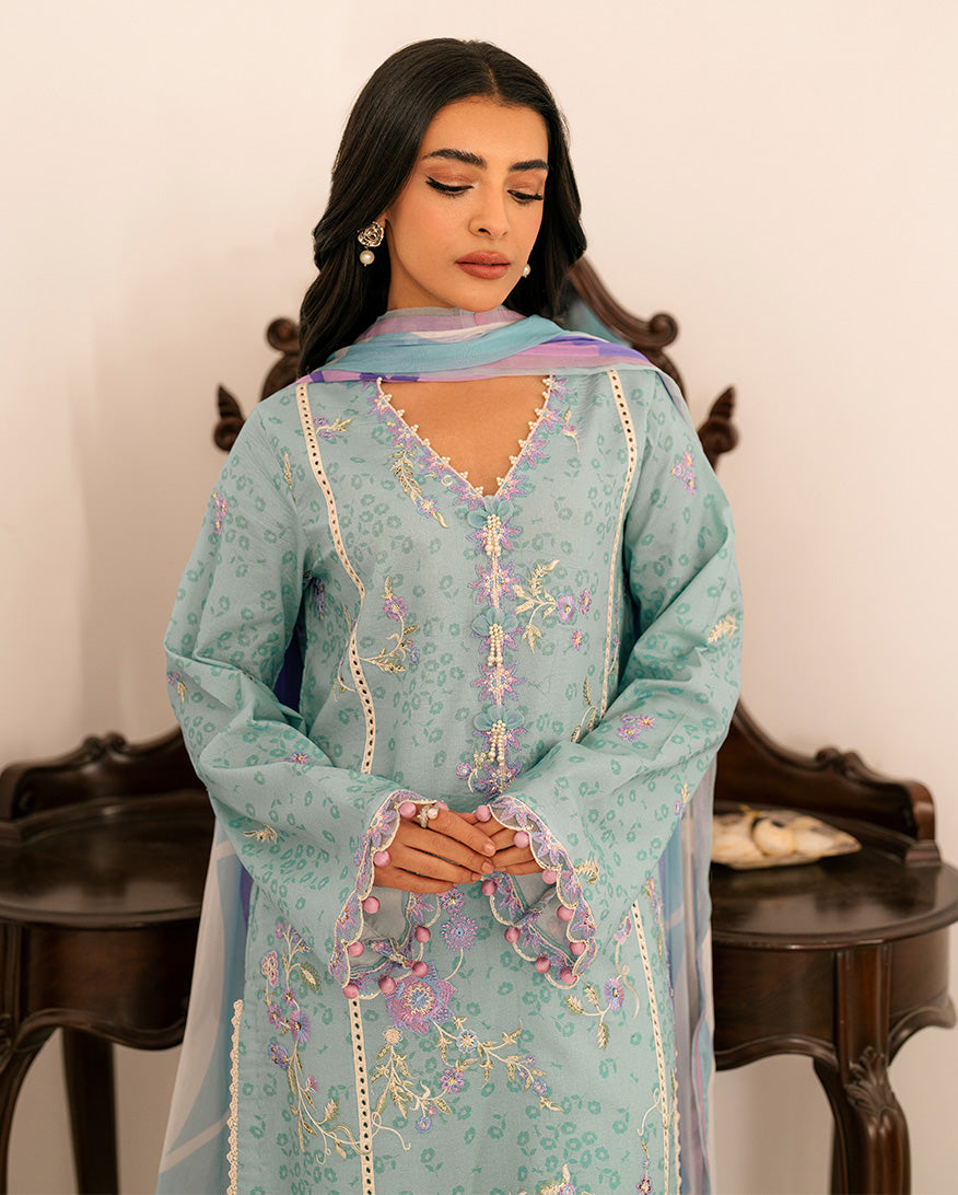 Roheenaz | Aashiyana Lawn | Minal -  Roheenaz Ladies Clothes - Original Designer Dress - House of Maryam