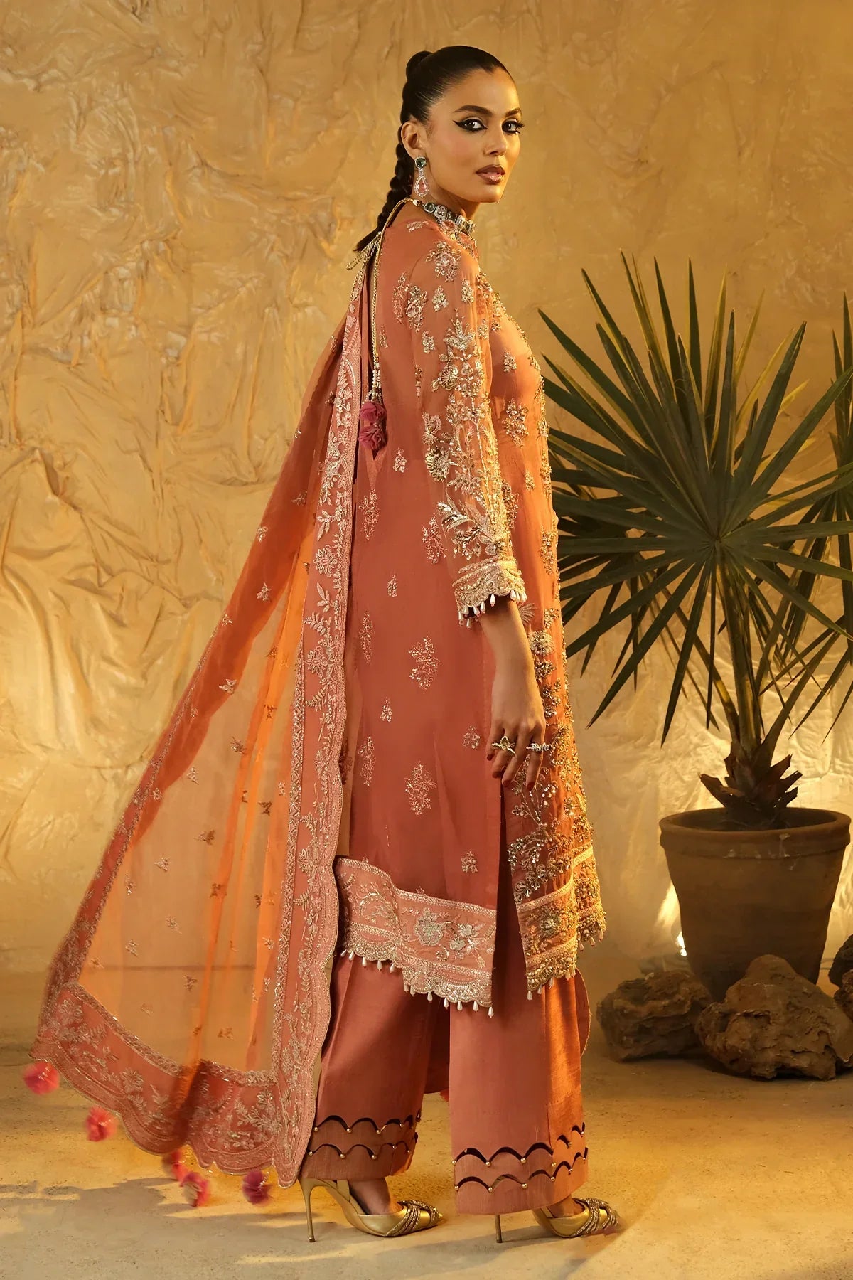 Mina Kashif | Kahani Luxury Formals 23 | Seroli -  Mina Kashif Formal - Original Designer Dress - House of Maryam