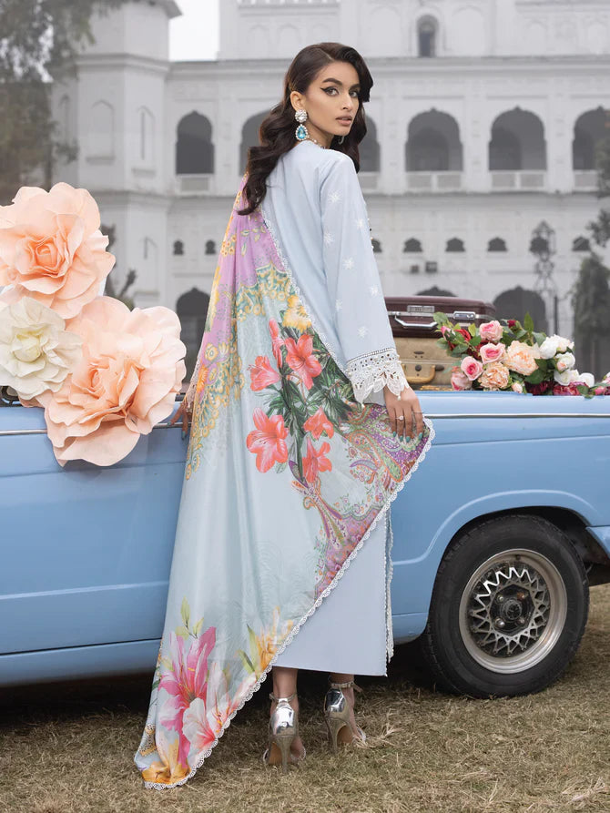 Faiza Faisal | Maya Luxury Lawn | Anja -  Faiza Faisal Luxury -  House of Maryam