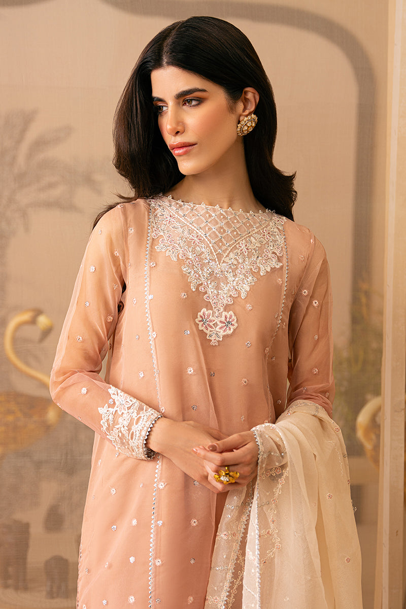 Cross Stitch | Luxe Atelier 24 | CORAL CASCADE -  Cross Stitch Luxury - Original Designer Dress - House of Maryam