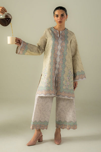 Afrozeh Static canary yellow lawn co-ord set, photo 3