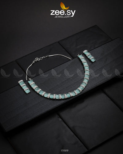 Shimmering Necklace -  Zeesy Necklace Sets - Original Designer Dress - House of Maryam