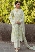 Cross Stitch | Premium Lawn 24 | LIME PRIMROSE -  Cross Stitch Formal -  House of Maryam