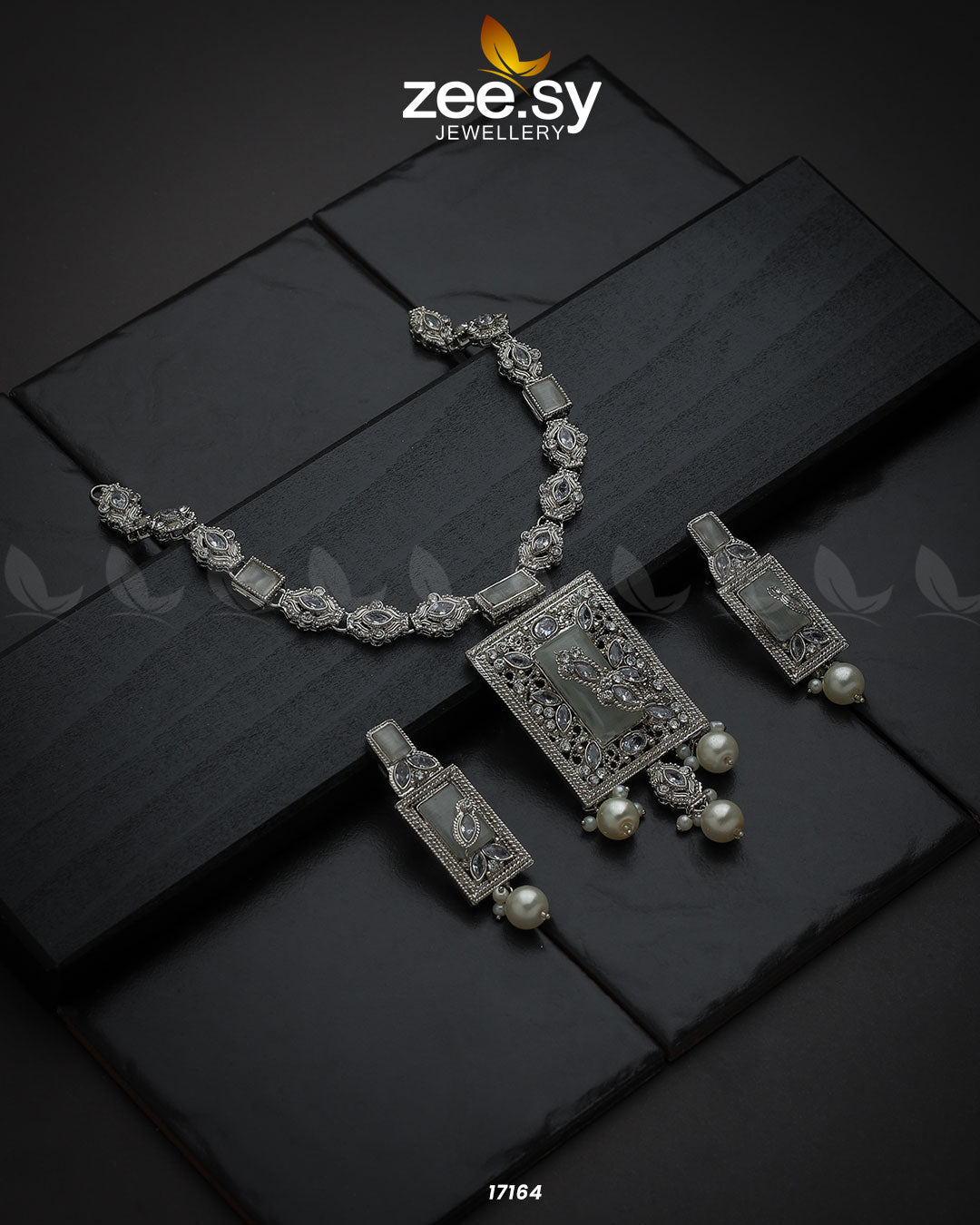 Majestic Gems Necklace -  Zeesy Necklace Sets - Original Designer Dress - House of Maryam