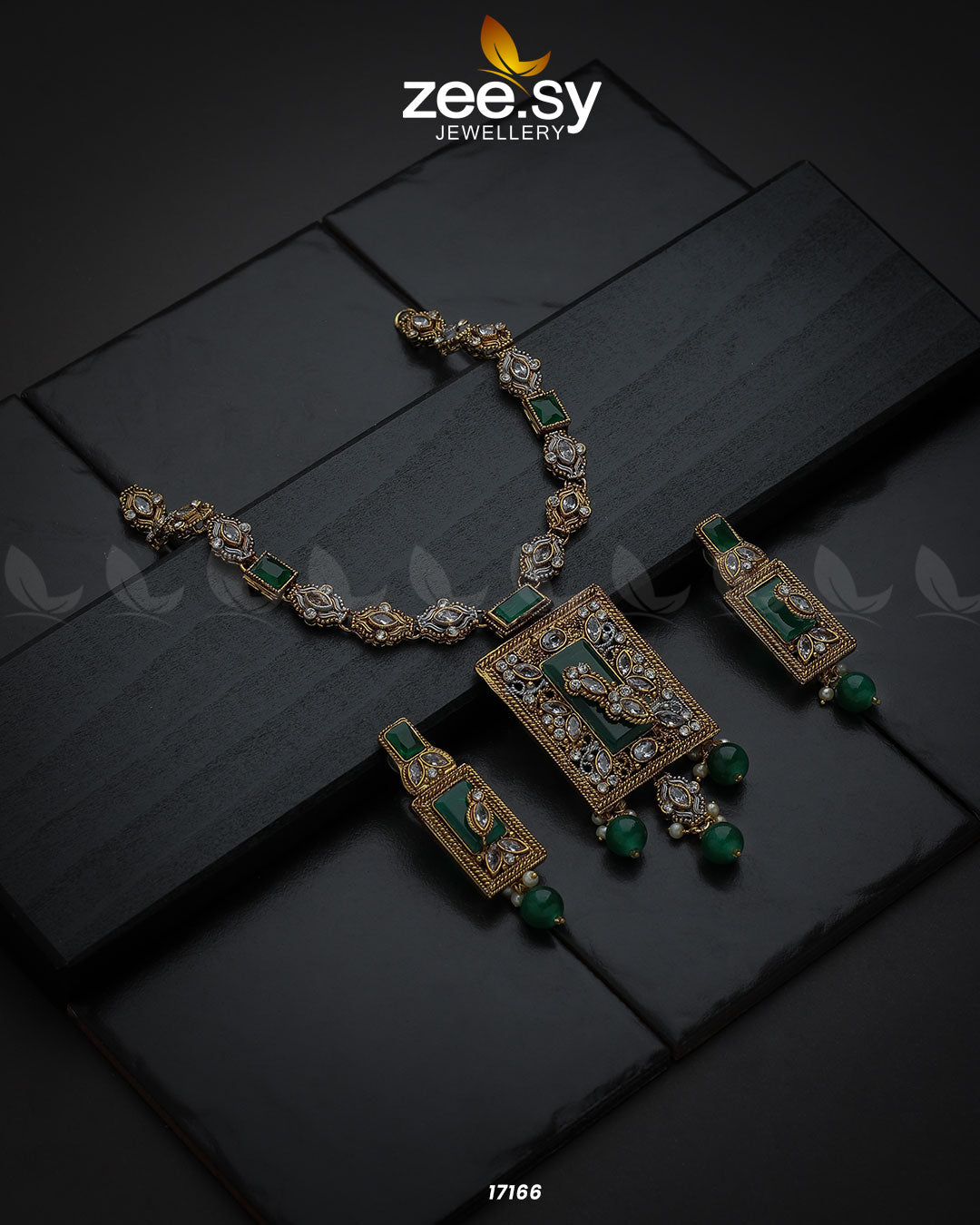 Majestic Gems Necklace -  Zeesy Necklace Sets - Original Designer Dress - House of Maryam