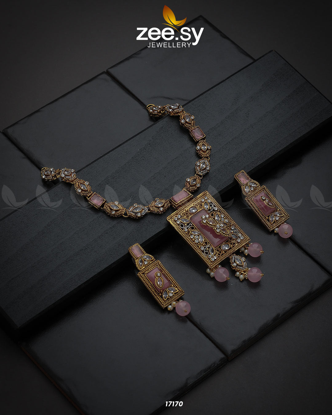 Majestic Gems Necklace -  Zeesy Necklace Sets - Original Designer Dress - House of Maryam