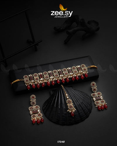 Infinite Necklace -  Zeesy Necklace Sets - Original Designer Dress - House of Maryam
