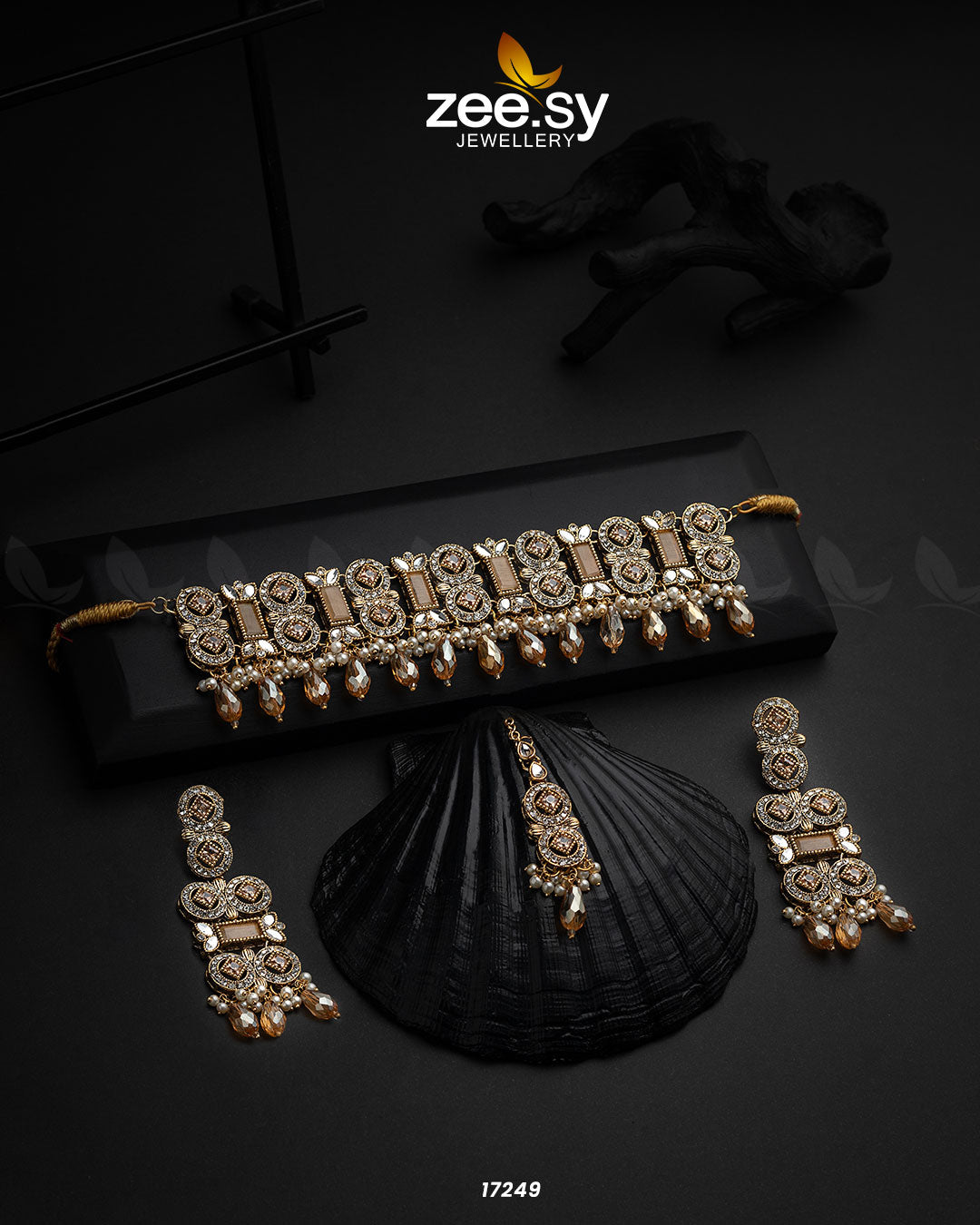 Infinite Necklace -  Zeesy Necklace Sets - Original Designer Dress - House of Maryam