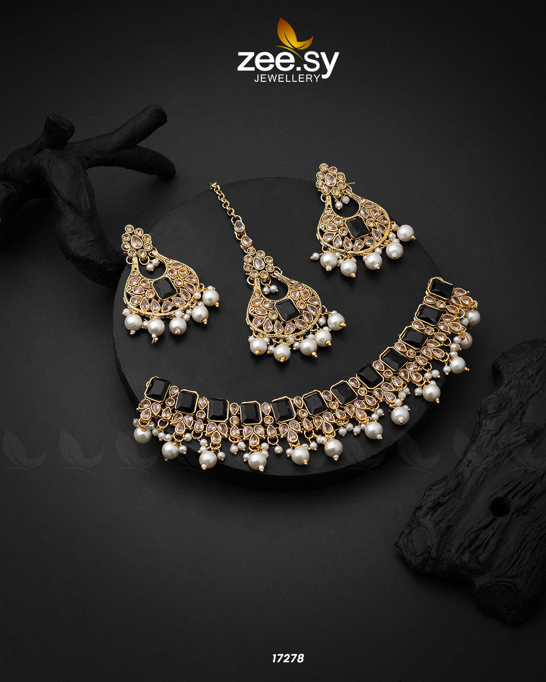 Guluband Necklace -  Zeesy Necklace Sets - Original Designer Dress - House of Maryam