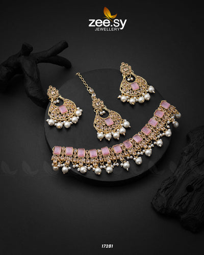 Guluband Necklace -  Zeesy Necklace Sets - Original Designer Dress - House of Maryam