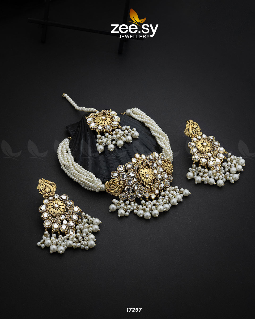 Zarnash Necklace -  Zeesy Necklace Sets - Original Designer Dress - House of Maryam