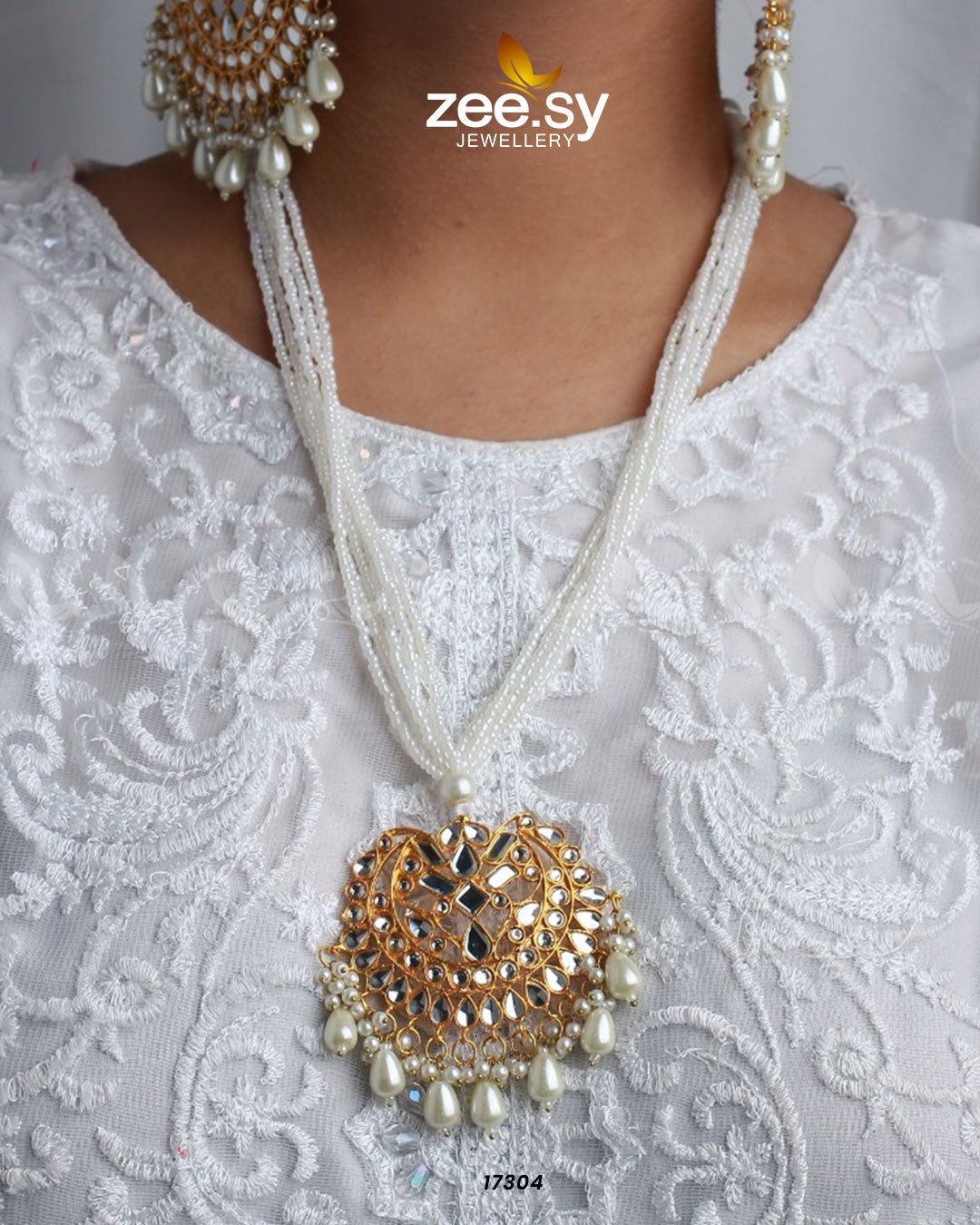 Sabrina's Necklace -  Zeesy Necklace Sets - Original Designer Dress - House of Maryam