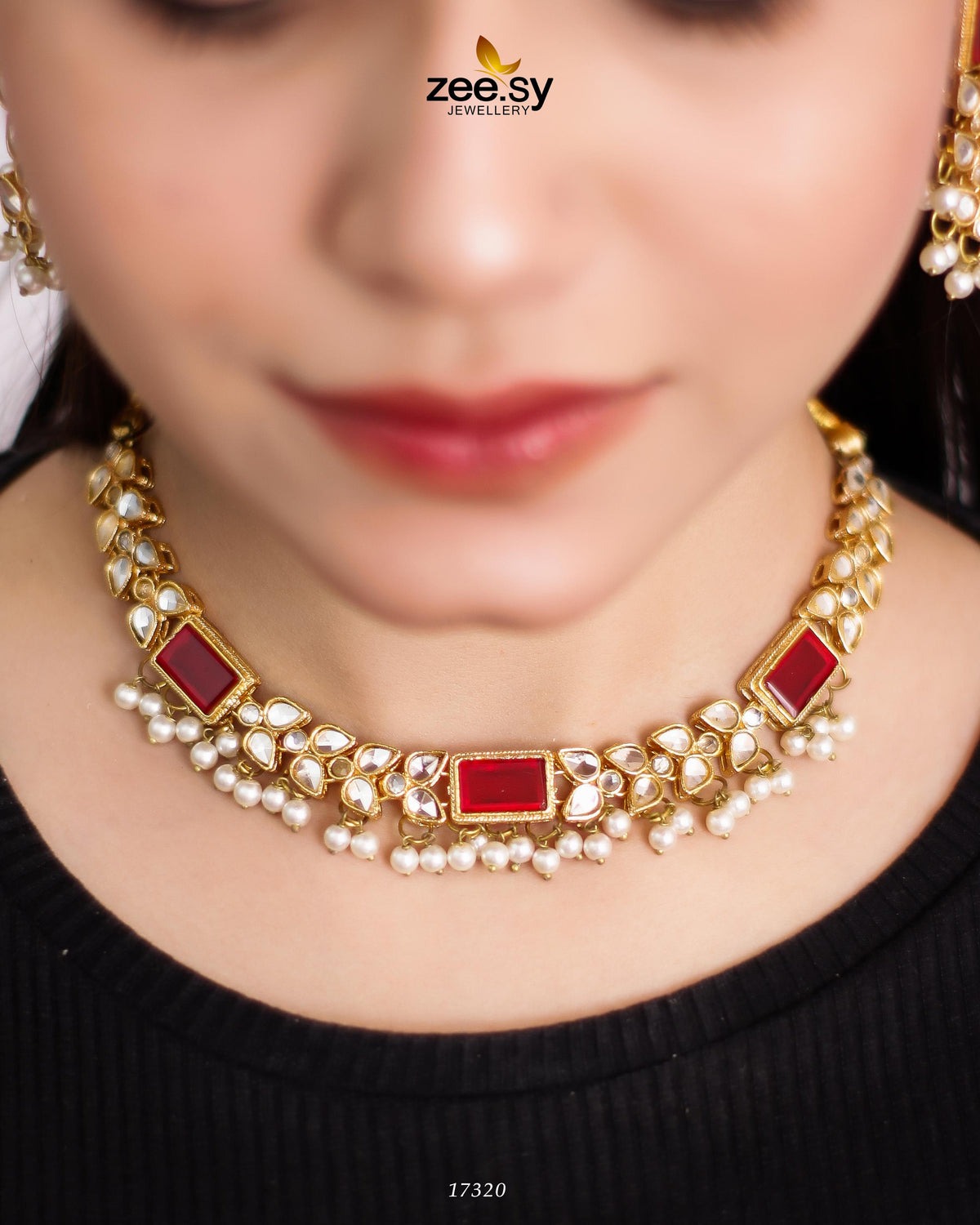 Stunning Necklace -  Zeesy Necklace Sets - Original Designer Dress - House of Maryam