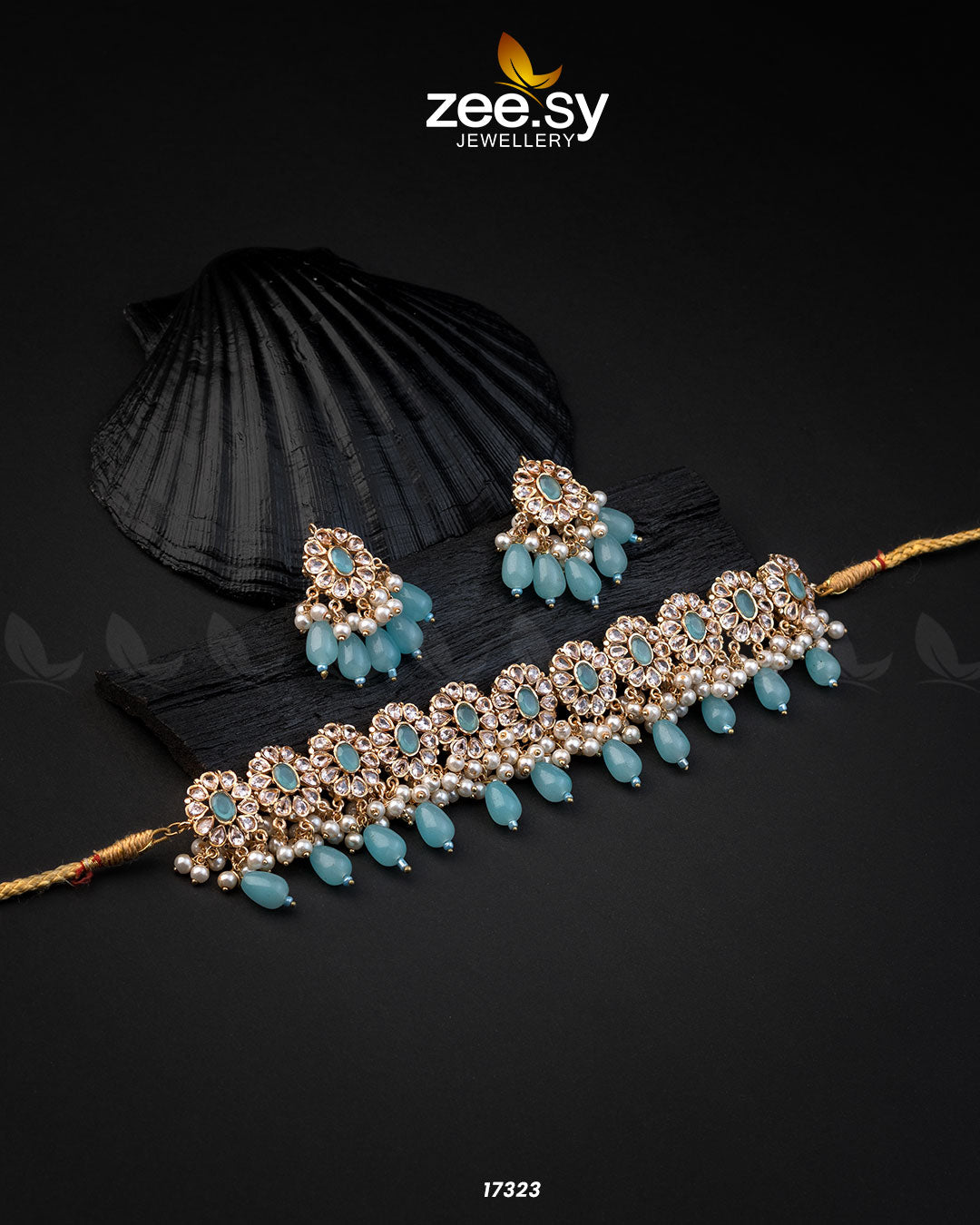 Blooming Flower Necklace -  Zeesy Necklace Sets - Original Designer Dress - House of Maryam