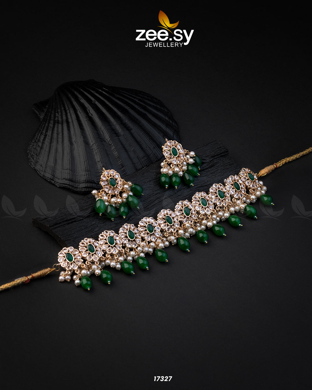 Blooming Flower Necklace -  Zeesy Necklace Sets - Original Designer Dress - House of Maryam