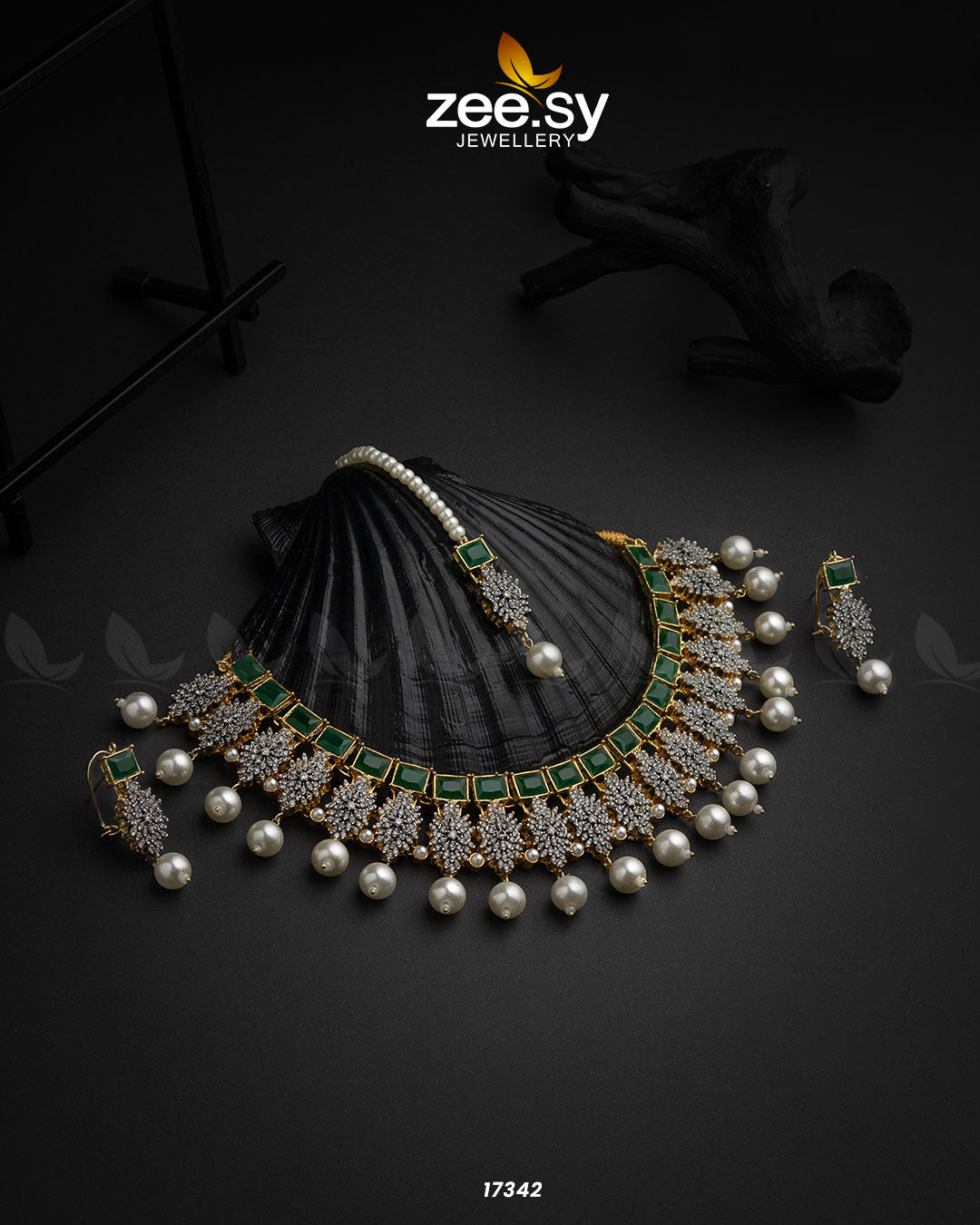 Preeti Necklace -  Zeesy Necklace Sets - Original Designer Dress - House of Maryam