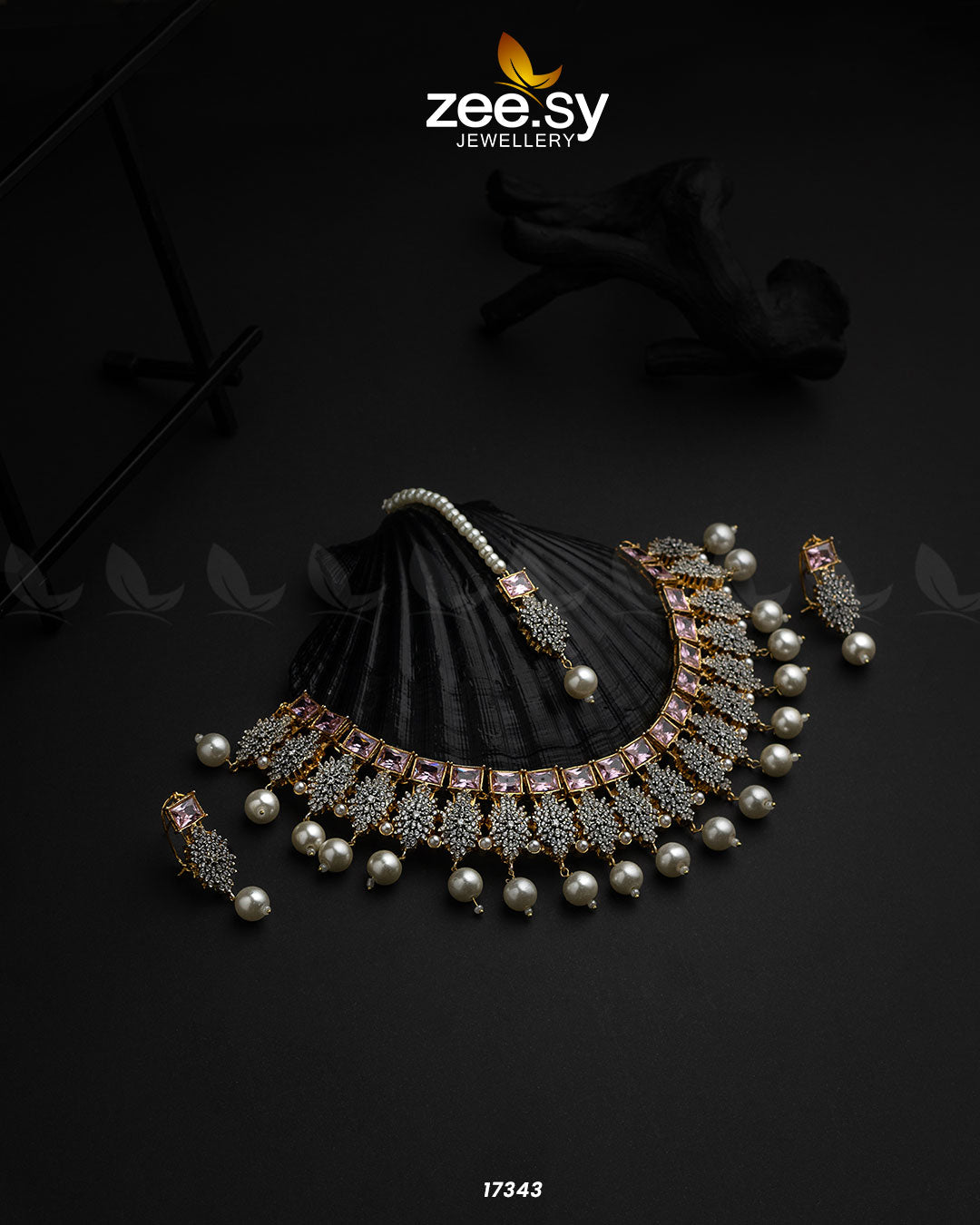 Preeti Necklace -  Zeesy Necklace Sets - Original Designer Dress - House of Maryam