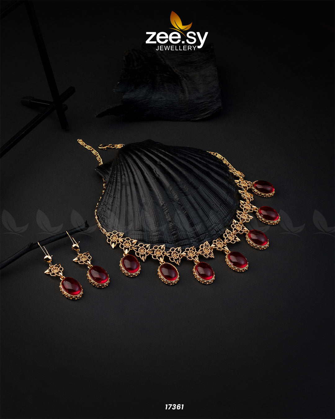 Arash Necklace -  Zeesy Necklace Sets - Original Designer Dress - House of Maryam