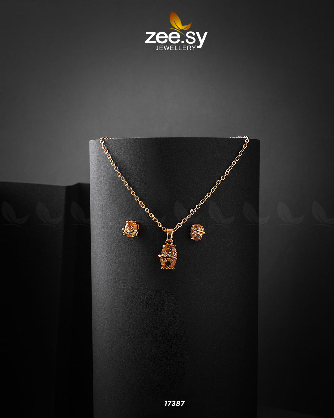 Faberge Pendant -  Zeesy Necklace Sets - Original Designer Dress - House of Maryam