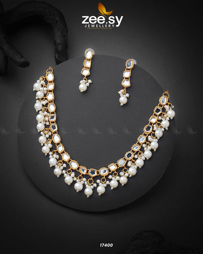 Naqsh Necklace -  Zeesy Necklace Sets - Original Designer Dress - House of Maryam