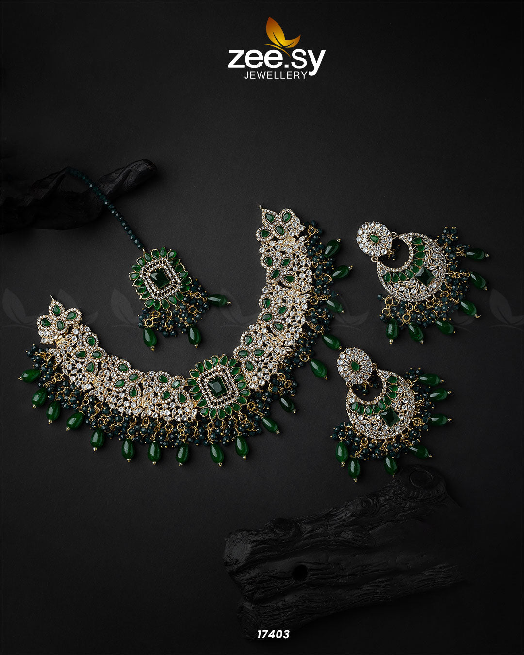 Prismatic Necklace -  Zeesy Necklace Sets -  House of Maryam