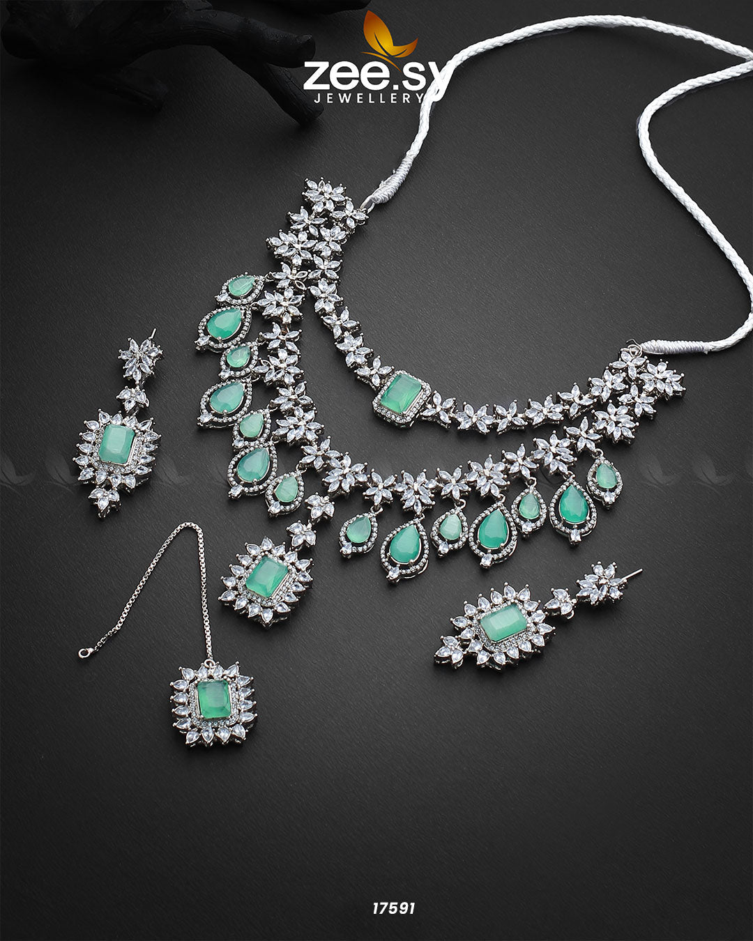 Sifaar Necklace -  Zeesy Necklace Sets - Original Designer Dress - House of Maryam