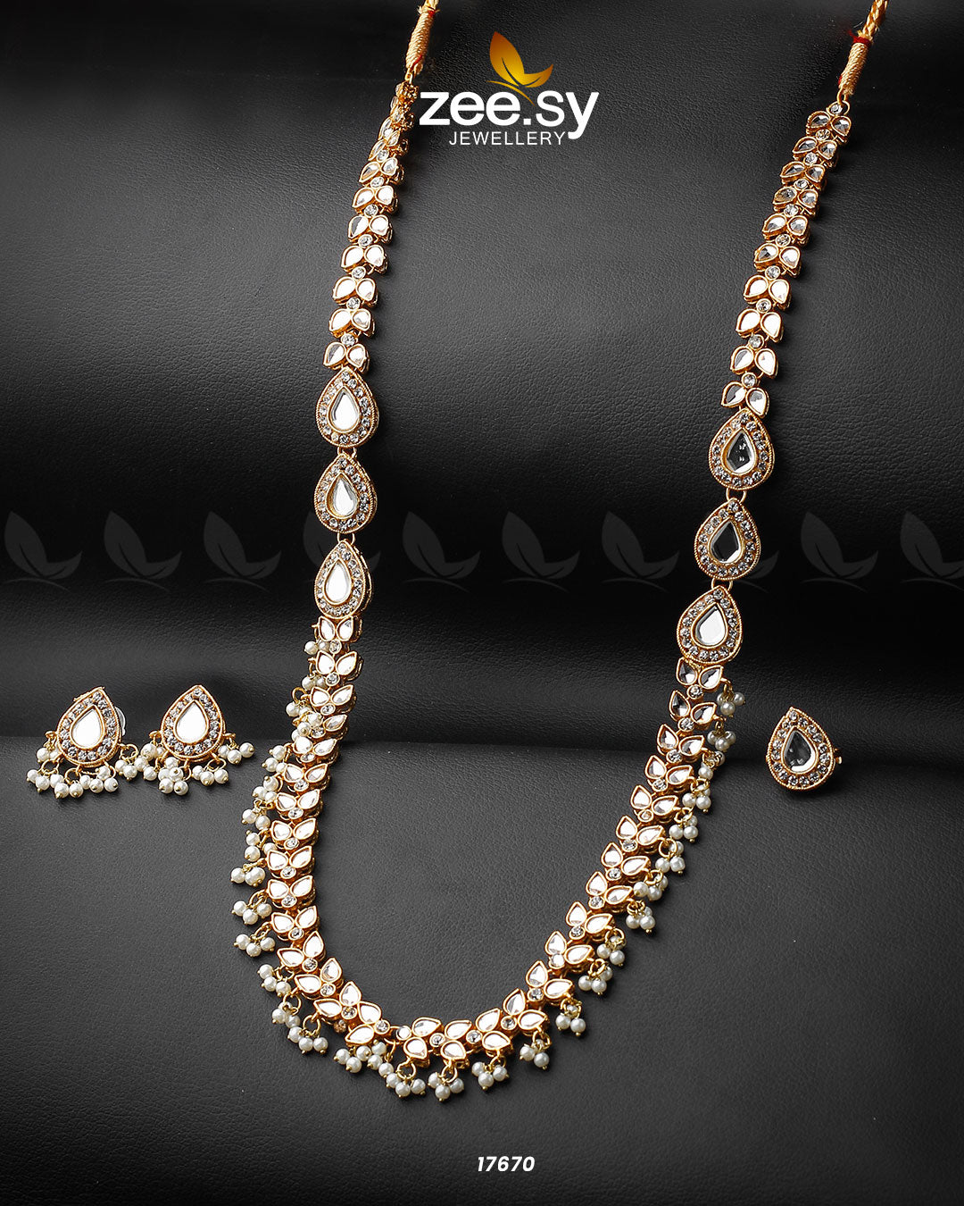 Adorned Mala Necklace -  Zeesy Necklace Sets - Original Designer Dress - House of Maryam