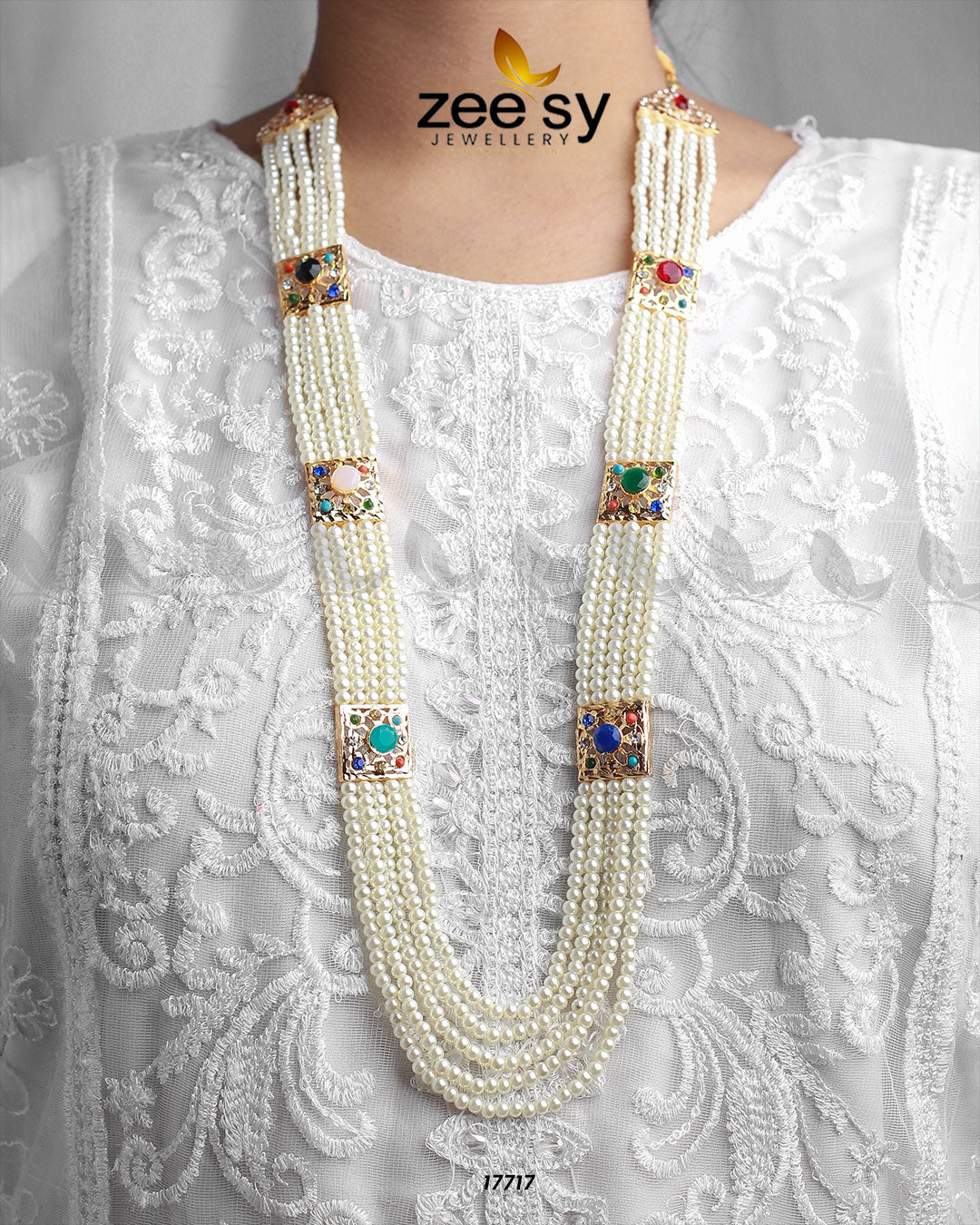 Luxe Mala Necklace -  Zeesy Necklace Sets - Original Designer Dress - House of Maryam